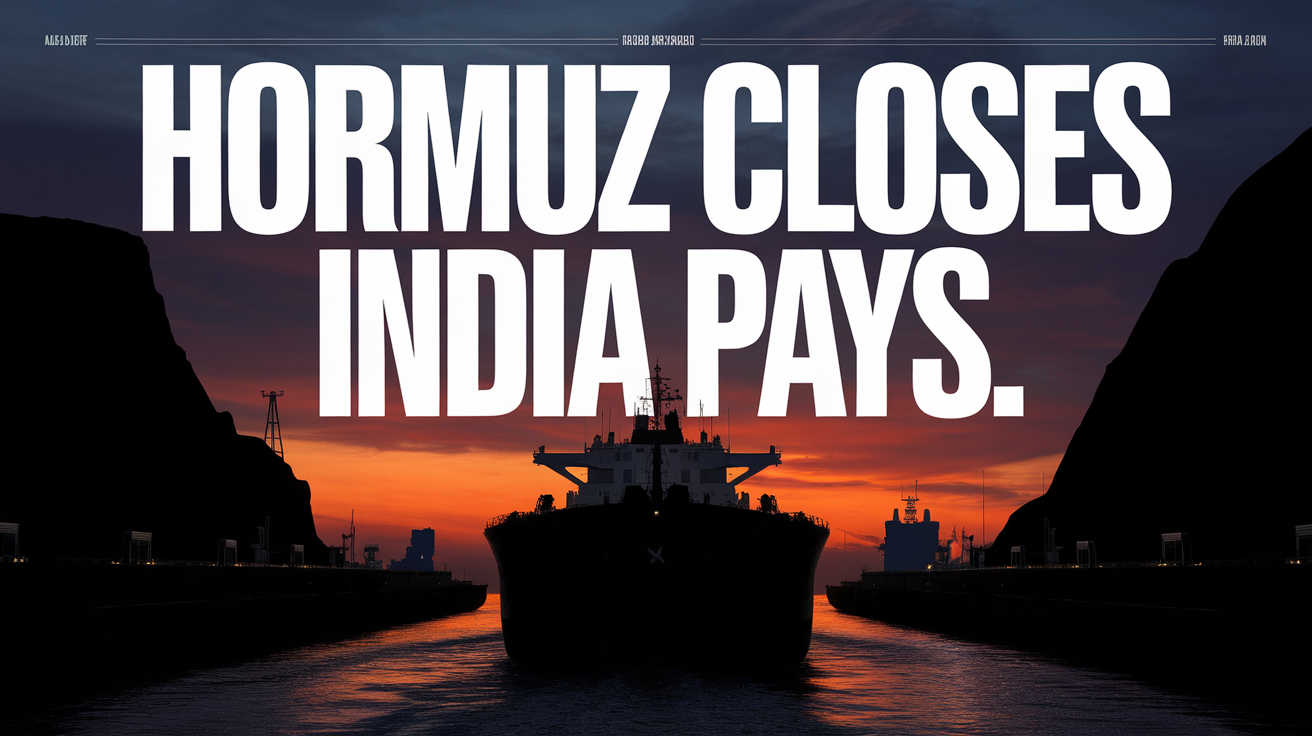 Hormuz Closes Again. India Pays First, Admits Last.