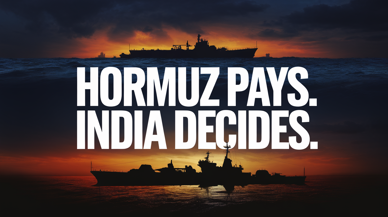 Hormuz Flares Again. India Pays. Washington Decides.