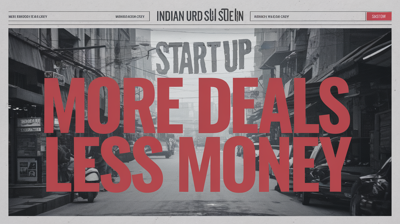 More Deals, Less Money: India's Startup Trap Tightens.