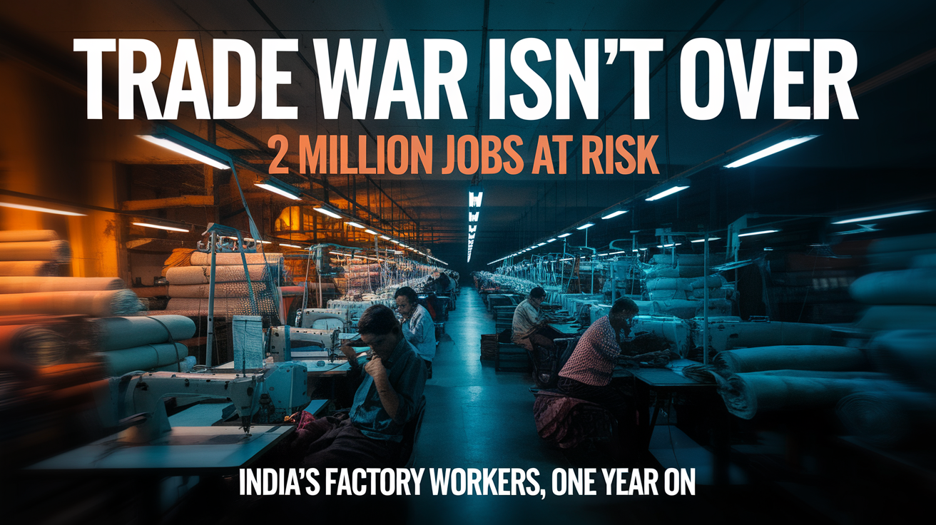 Indian textile factory workers — Trade War Isn't Over, 2 Million Jobs at Risk